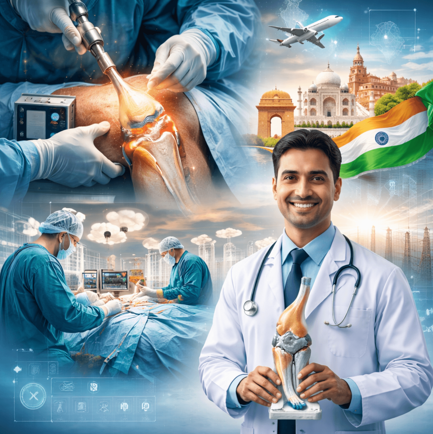 Knee replacements are cheaper in India as compared to Western world